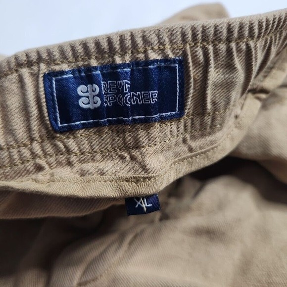 Reyn Spooner Shorts Men's XL Brown Cotton Cargo Drawstring Hawaiian Gorpcore - Picture 5 of 7